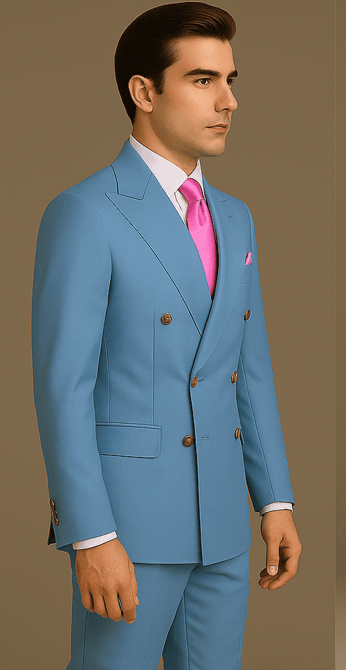 Rossi Man RM1771 – Sophisticated Milano Slim Fit Suit for Men | Premium Formal