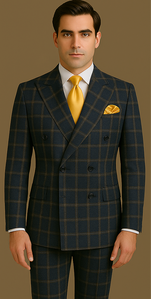 Rossi Man RM1790 – Elegant Slim Fit Milano Suit for Men | Stylish Formal Attire