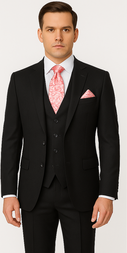 Rossi Man Remo RM1757 – Men's Tailored Fit Suit for Modern Style
