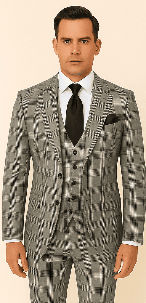 Rossi Man Tom RM1855 – Elegant Men's Tailored Suit for Formal Occasions