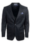 "Mens Stacy Adams Suit - Stacy Adams Suit Men's Glen Plaid Suit - One Button Vested Peak Lapel in Black"