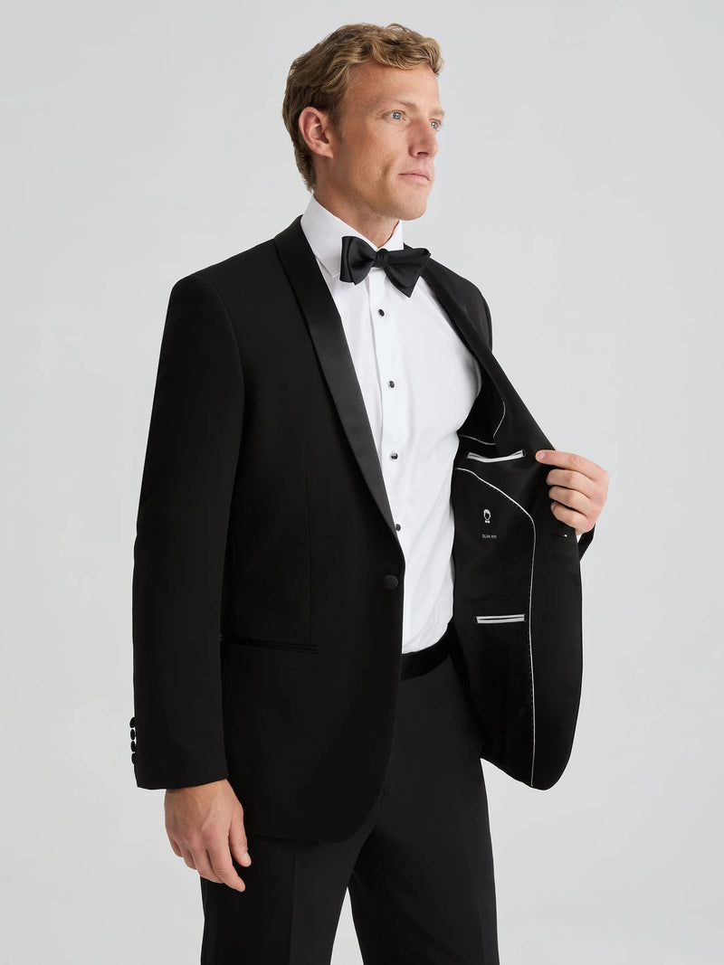 Mens Black Shawl Lapel Tuxedo