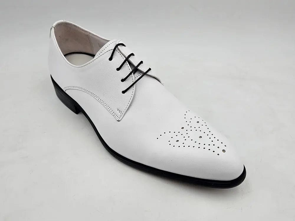 Men’s Signature Burnished Leather Derby Shoes