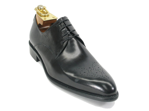 Men’s Signature Burnished Leather Derby Shoes