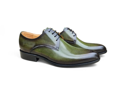 Signature Burnished Lace-up Derby Carrucci
