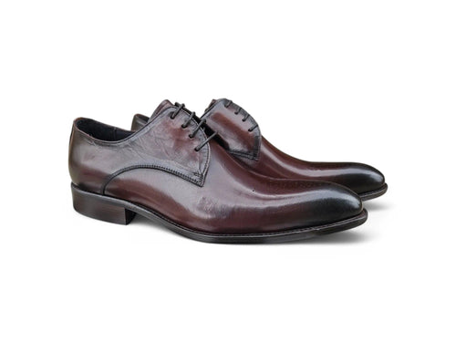 Signature Burnished Lace-up Derby Carrucci