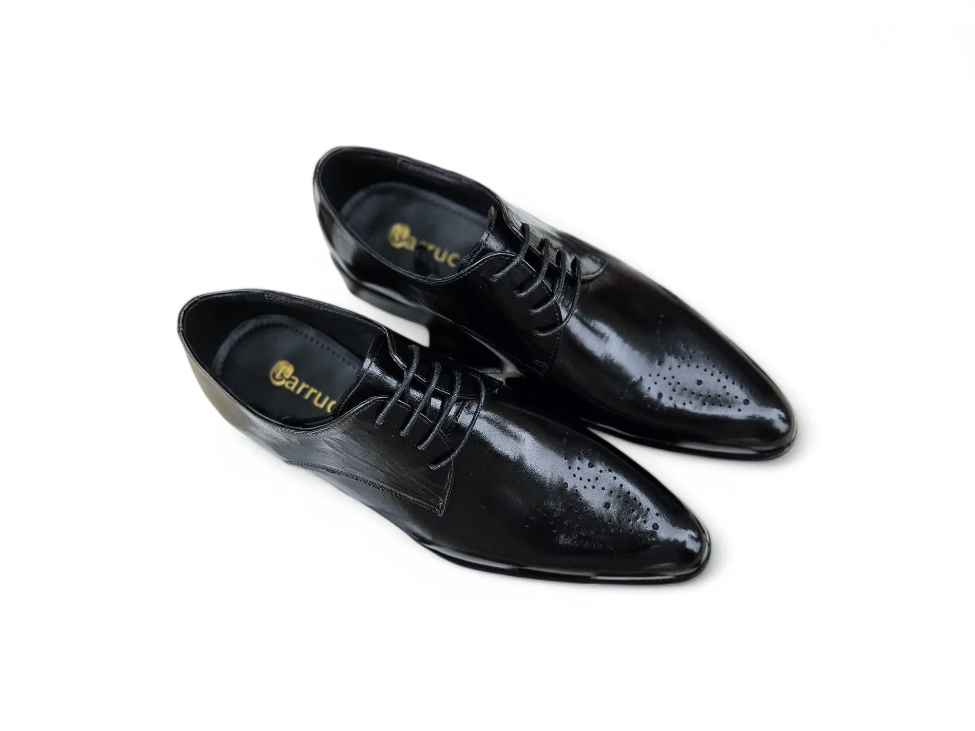 Men’s Signature Burnished Leather Derby Shoes