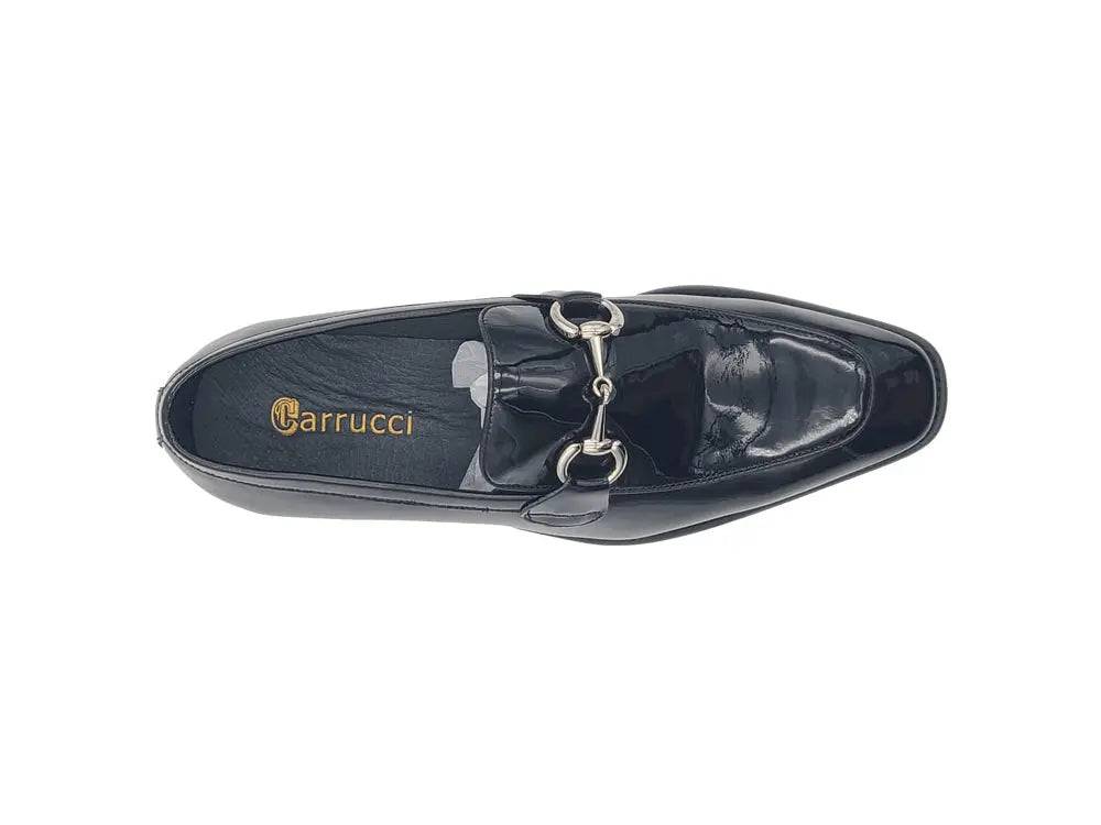 Glossy Patent Leather Loafer with Signature Horsebit