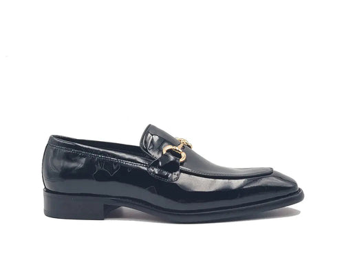 Glossy Patent Leather Loafer with Signature Horsebit