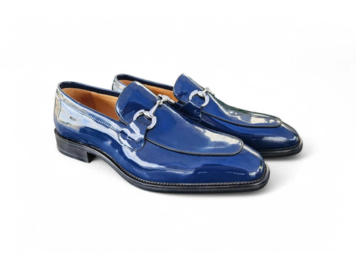Signature Horse Bit Patent Leather Loafer Carrucci