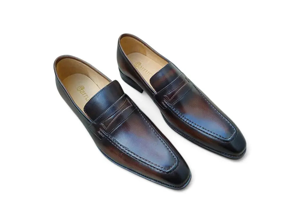 Signature Leather Penny Loafer Slip-on Carrucci