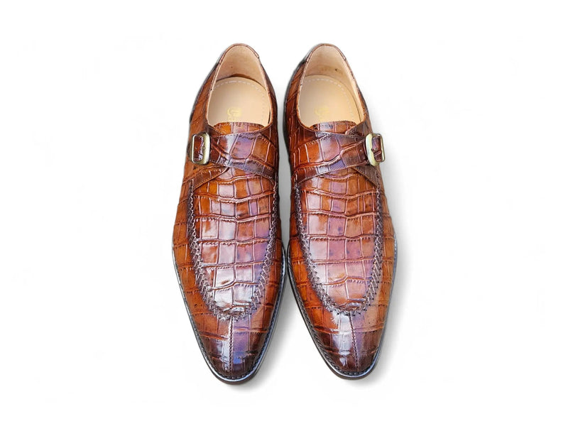 Carrucci Single Monk Buckle Split Toe Loafer