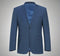 Renoir Clothing - Renoir Suit - Renoir Fashion - Single Breasted Wool Blend Slim Fit Blue Renoir Suit
