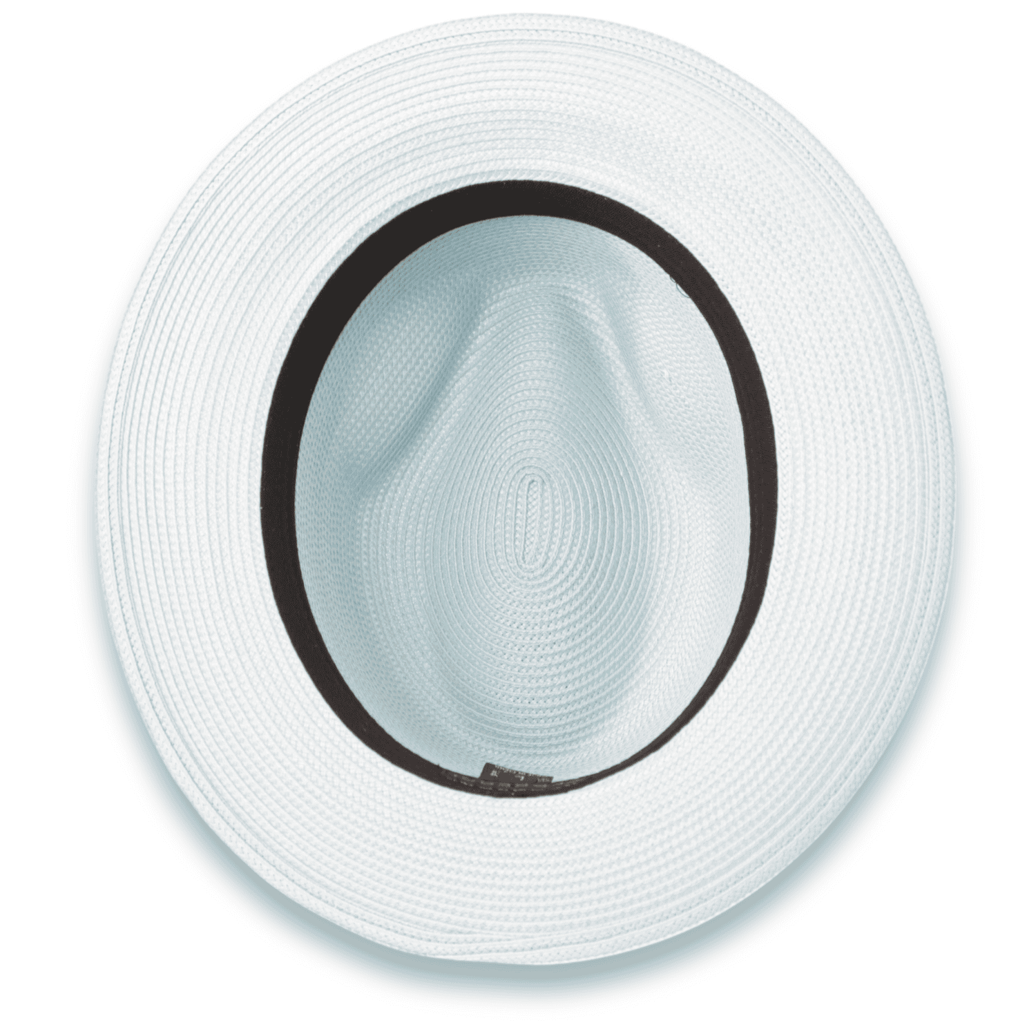 Tapa Crushable Straw Hat Fedora in Sky Blue