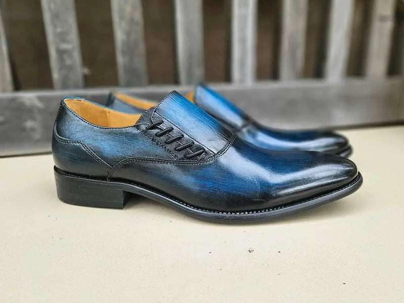 Carrucci Slip-on Loafer With Decorative Lace