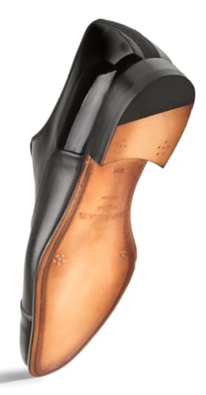 Formal Black Patent Leather Tuxedo Slip-On by Mezlan – Made in Spain