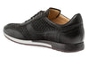 Maxim Calfskin/Suede Sneaker Black By Mezlan Made In Spain Brand