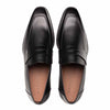 Men’s Mezlan Avenue Black Penny Loafer – Rubber Sole Leather Slip-On, Made in Spain