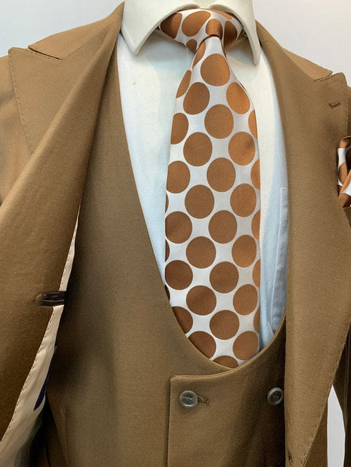 Rossi Man Suit - Tan Gray Black Navy Camel French Blue Suit