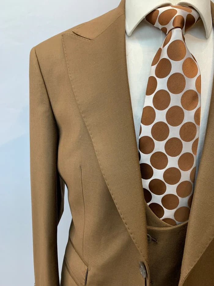 Rossi Man Suit - Tan Gray Black Navy Camel French Blue Suit