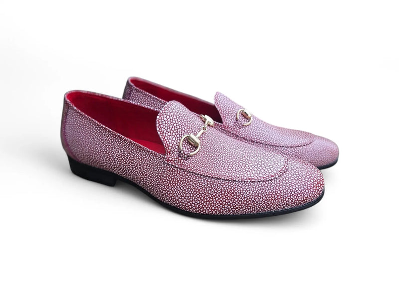 Carrucci Stingray Embossed Horsebit Loafer