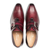 Men's Machado Burgundy Monk Strap Oxford Shoes by Mezlan – Hand-Finished Calfskin, Made in Spain