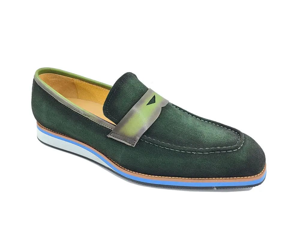 Classic Suede Slip-On Penny Loafer