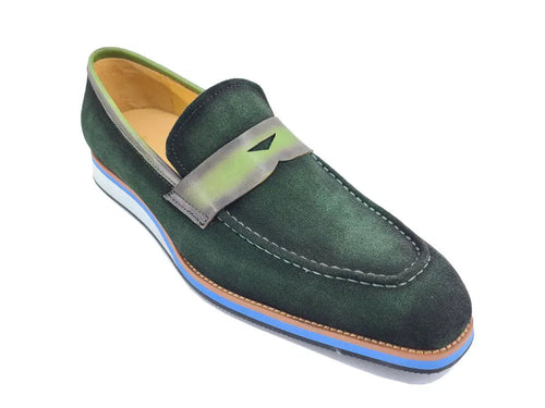 Classic Suede Slip-On Penny Loafer