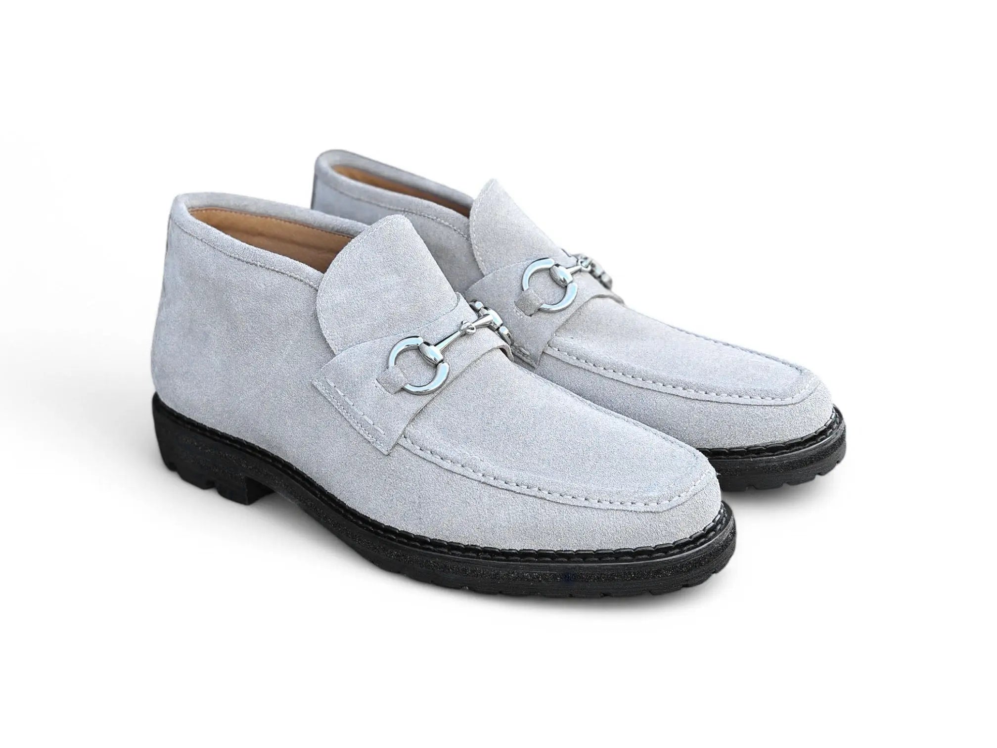 Suede Ankle Boot with Horsebit Carrucci