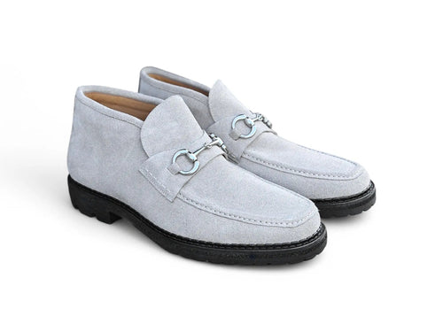 Suede Ankle Boot with Horsebit Carrucci