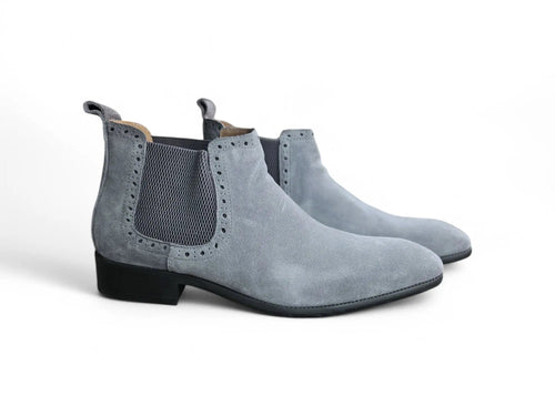 Suede Ankle Chelsea Boot Carrucci