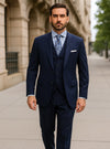 navy-blue-suit-striped-shirt-paisley-tie