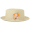 Tapa Crushable Straw Hat Fedora in Tan