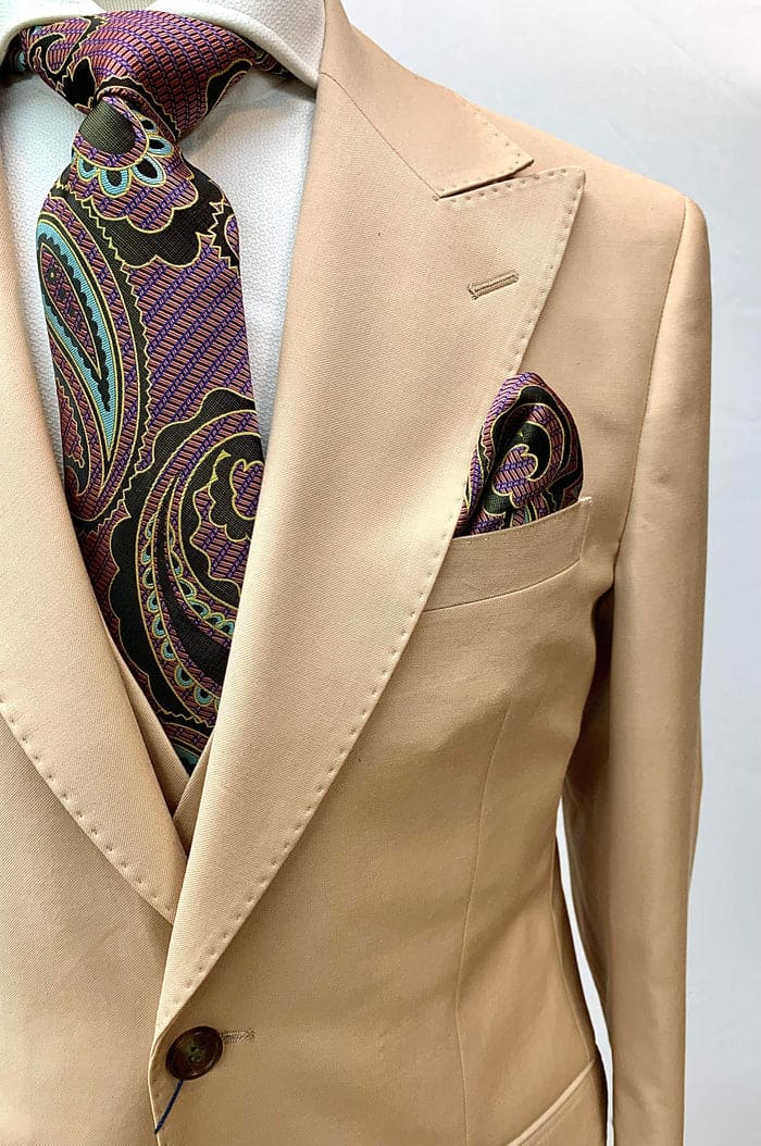 Rossi Man Suit - Tan Gray Black Navy Camel French Blue Suit