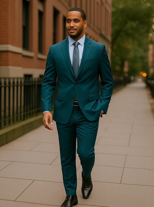formal-teal-suit-men-officewear