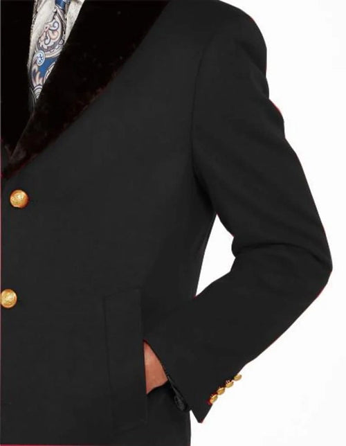 Mens Black Overcoat - Men's Classic Fit Trim Overcoat Three Quarter Length Coat