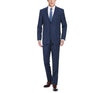 Renoir Clothing - Renoir Suit - Renoir Fashion - Performance 2-button Slim Fit Tonal Blue Windowpane Renoir Suit