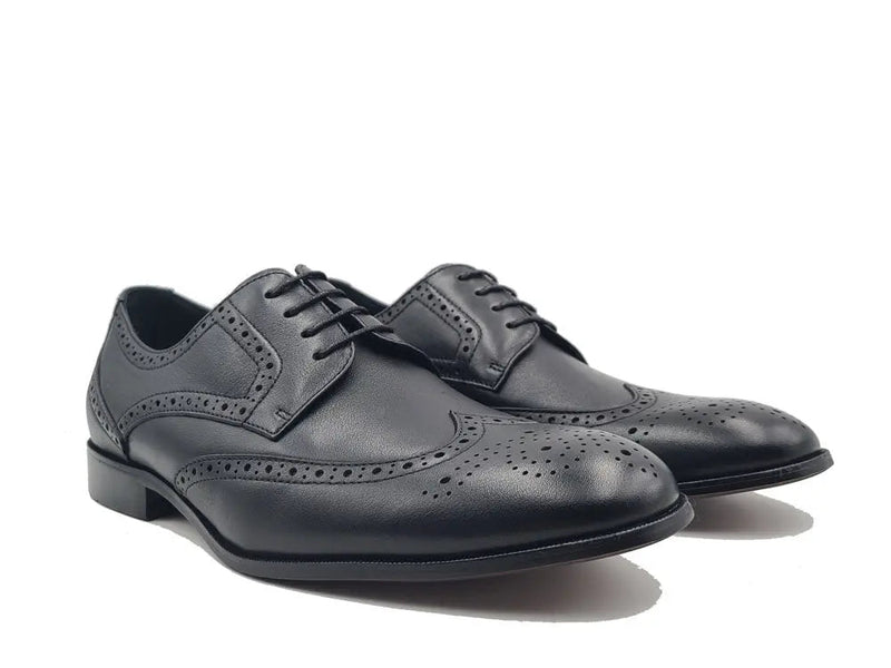 Carrucci Tumbled Leather Blucher style Oxford with Flex Sole