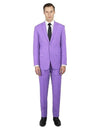 Mens Lavender Linen Suit