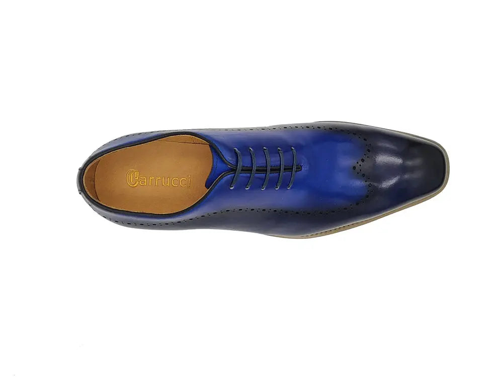 Two-Tone Lace-Up Oxford with Comfort Sole