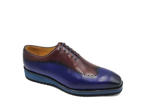 Two-Tone Lace-Up Oxford with Comfort Sole