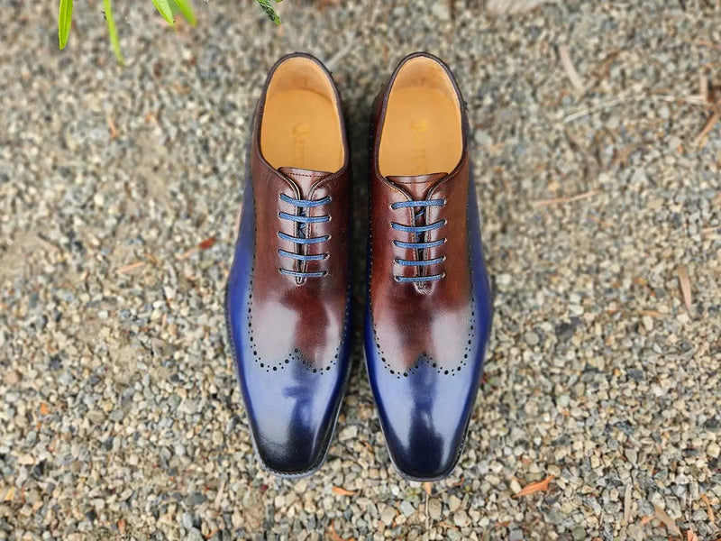 Carrucci Two Tone Oxford With Lightweight Sole