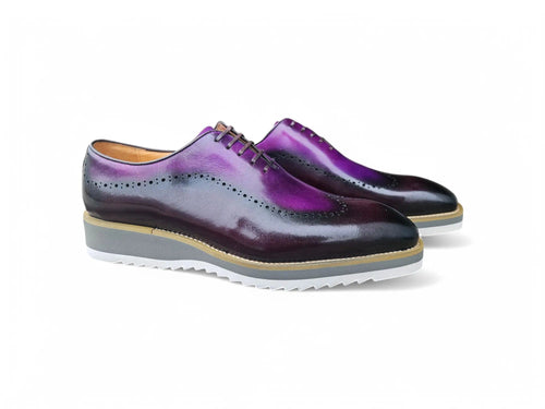 Two Tone Oxford With Lightweight Sole Carrucci
