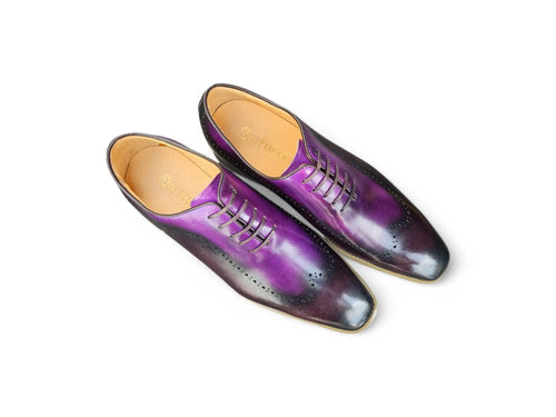 Two-Tone Lace-Up Oxford with Comfort Sole