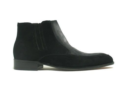 Mens Contrast Suede Chelsea Boots