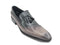 Mens Two-Tone Leather Tassel Loafer