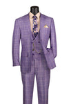 Renaissance Collection - Regular Fit 3 Piece Suit Light Purple