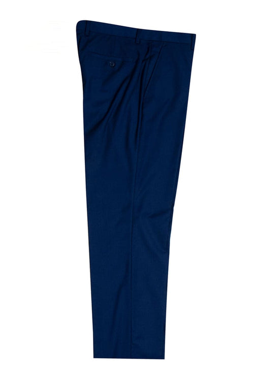 Mens Stacy Adams Suit - Stacy Adams Suit Men's Two Button Vested Basic Suit in Indigo Blue