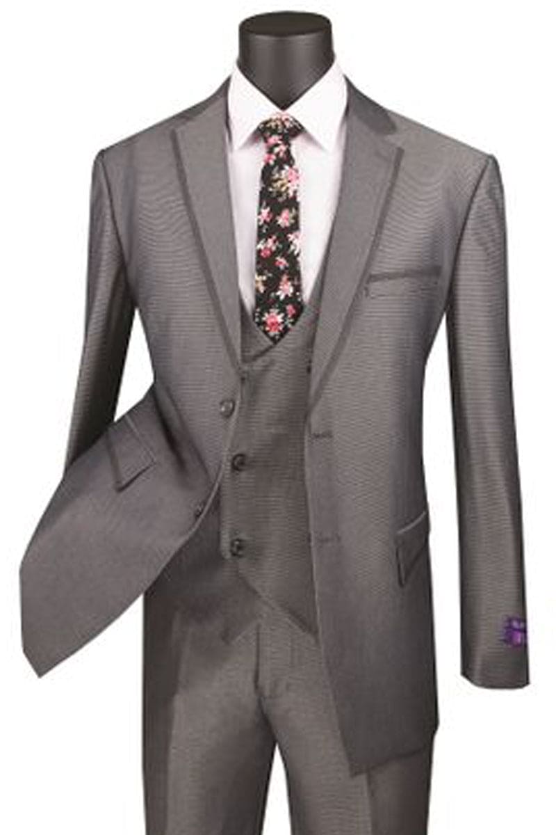 Men'S 2 Buttons Tuxedo 2 Buttons Tuxedo Jacket + Pants Satin