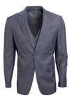 "Mens Stacy Adams Suit - Stacy Adams Suit Men's Two Button Vested Basic Suit - Medium Grey"
